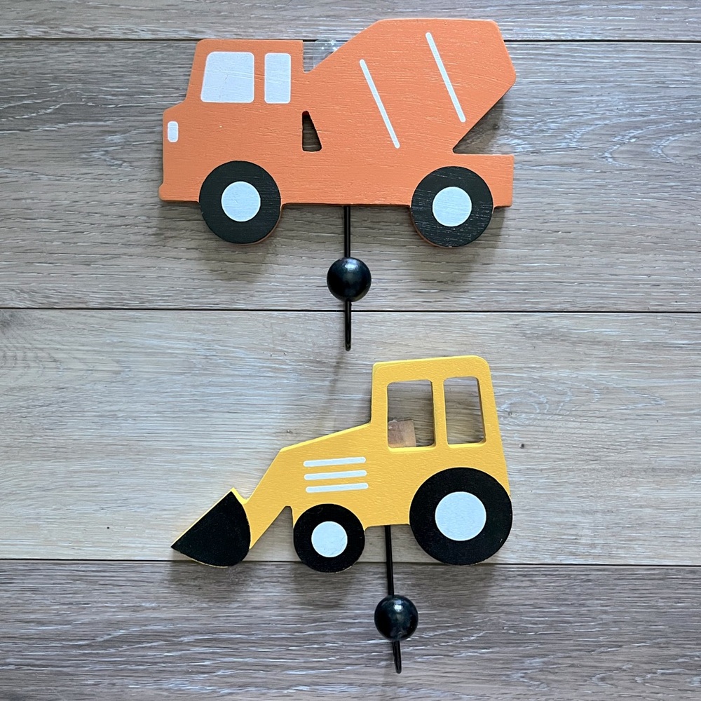 Kids construction hooks✨
